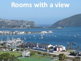 Panoramic view of the Knysna Estuary from one of the rooms at Westhill luxury Guest House